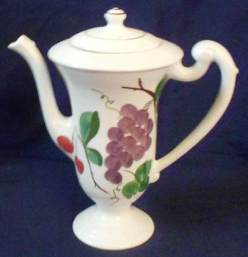 Fruit Punch Chocolate Pot & Lid by Blue Ridge Southern Pottery-1
