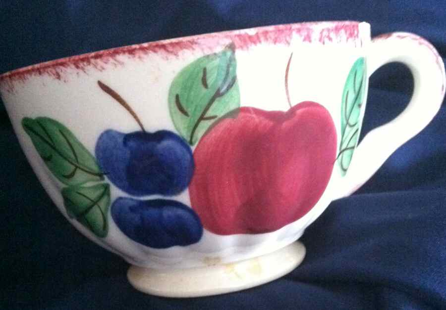 Fruit Salad Footed Cup by Blue Ridge Southern Pottery-1