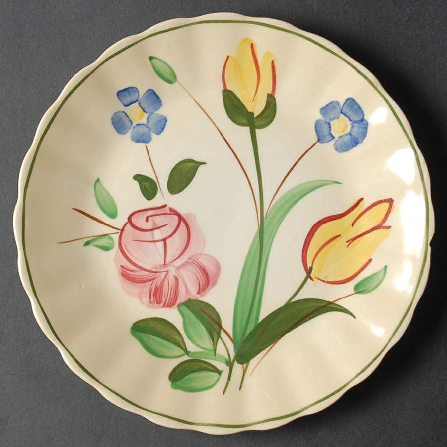 Garden Lane Dessert/Pie Plate by Blue Ridge Southern Pottery-1