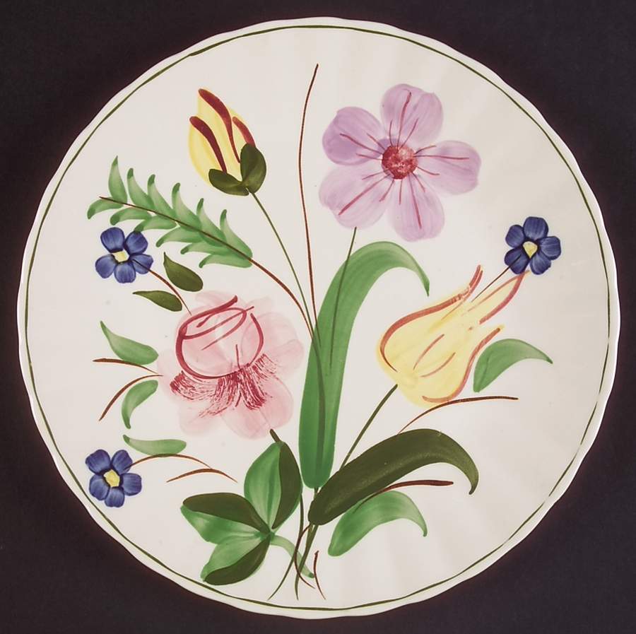 Garden Lane Luncheon Plate by Blue Ridge Southern Pottery-1