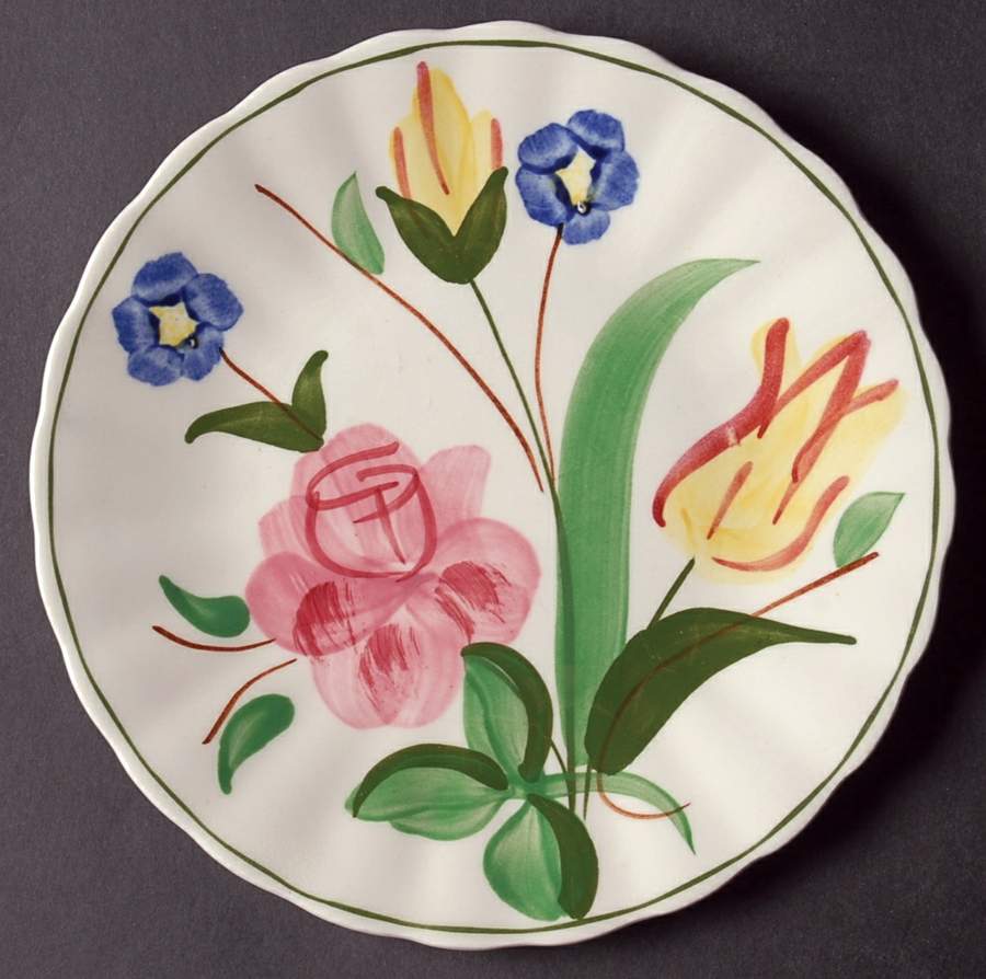 Garden Lane Bread & Butter Plate by Blue Ridge Southern Pottery-1