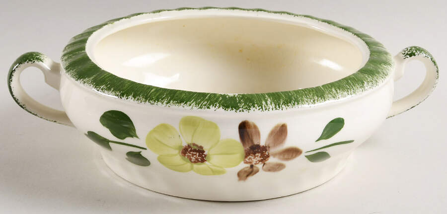 Green Briar Round Vegetable No Lid by Blue Ridge Southern Pottery-1