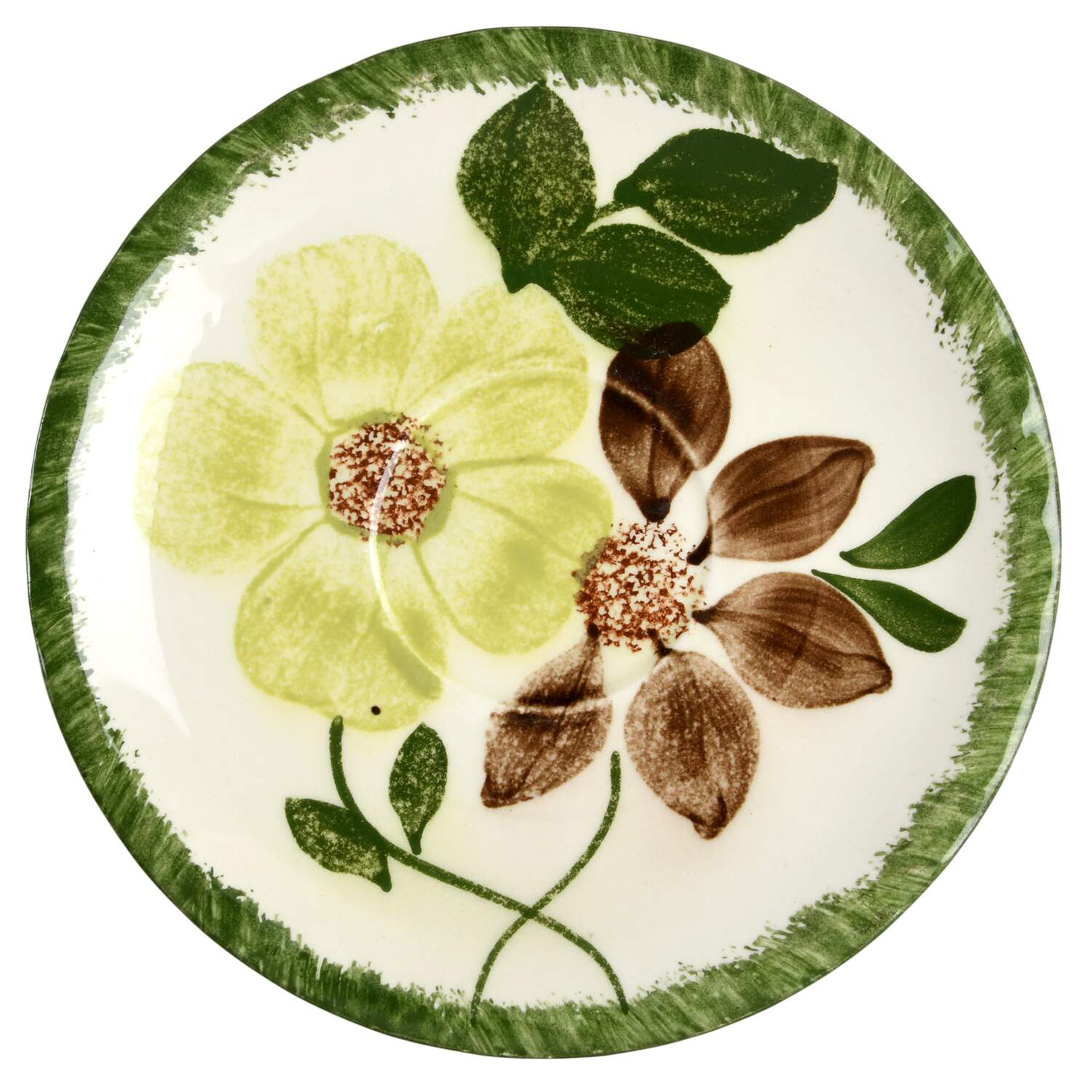 Green Briar Saucer by Blue Ridge Southern Pottery-1