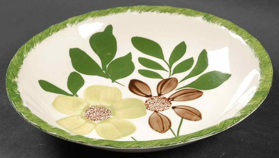 Green Briar Rim Soup Bowl by Blue Ridge Southern Pottery-1