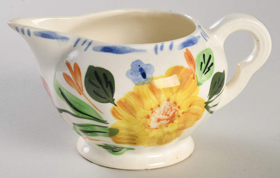 Grandmother's Garden Creamer by Blue Ridge Southern Pottery-1
