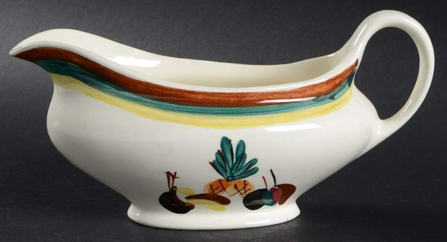 Hawaiian Fruit Gravy Boat by Blue Ridge Southern Pottery-1