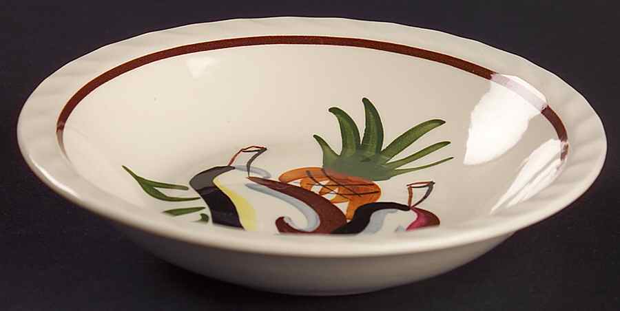 Hawaiian Fruit Fruit/Dessert (Sauce) Bowl by Blue Ridge Southern Pottery-1