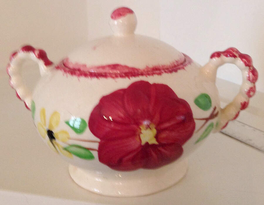Hilda Sugar Bowl & Lid by Blue Ridge Southern Pottery-1