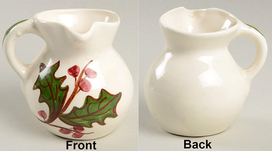 Hollyberry Mini Creamer by Blue Ridge Southern Pottery-1