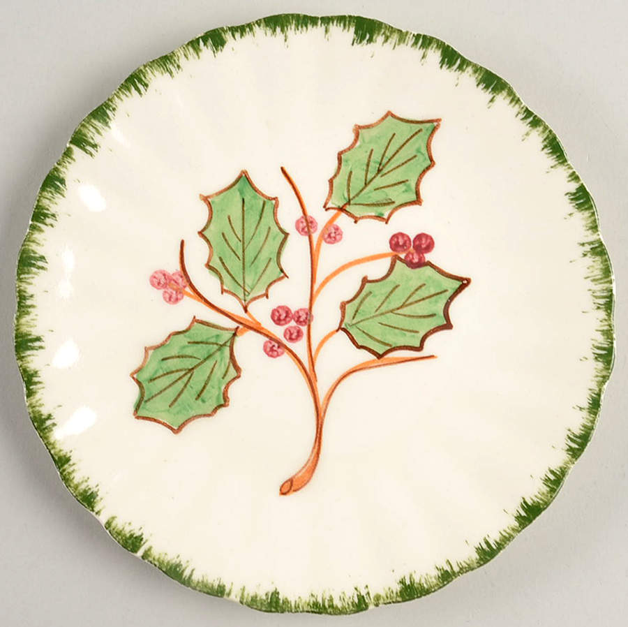Hollyberry Bread & Butter Plate by Blue Ridge Southern Pottery-1