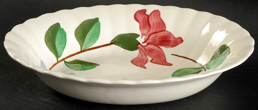 Joyce 9" Oval Vegetable Bowl by Blue Ridge Southern Pottery-1