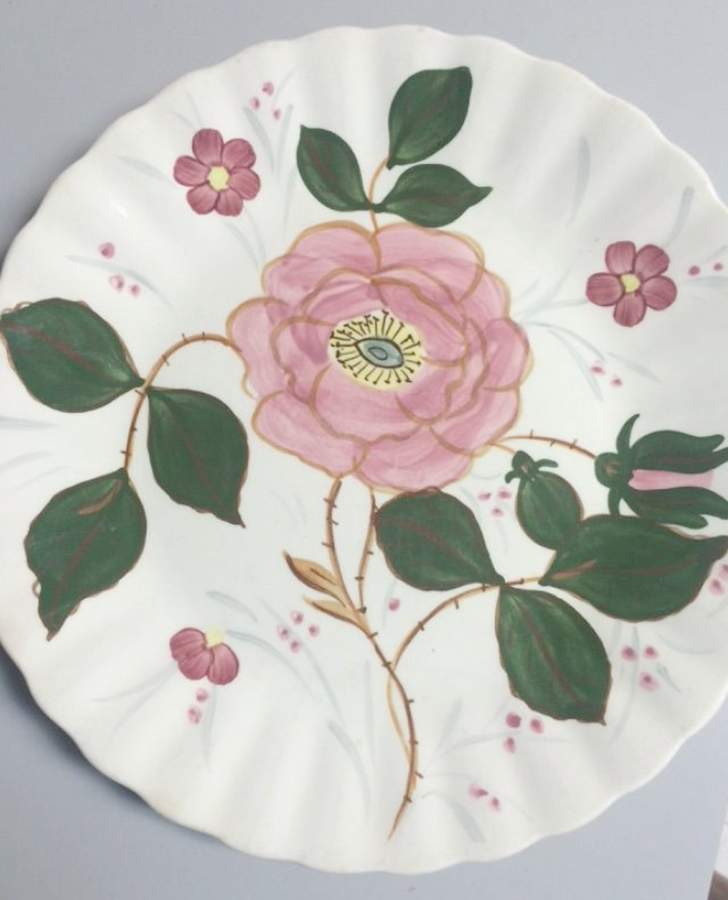 June Rose Luncheon Plate by Blue Ridge Southern Pottery-1