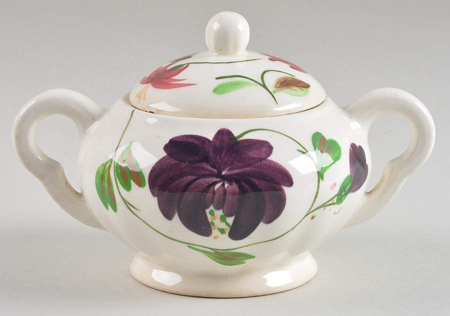 Karen Sugar Bowl & Lid by Blue Ridge Southern Pottery-1