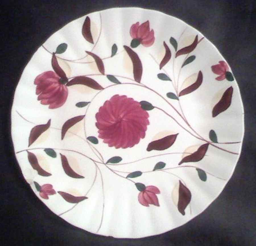 Laura Dinner Plate by Blue Ridge Southern Pottery-1