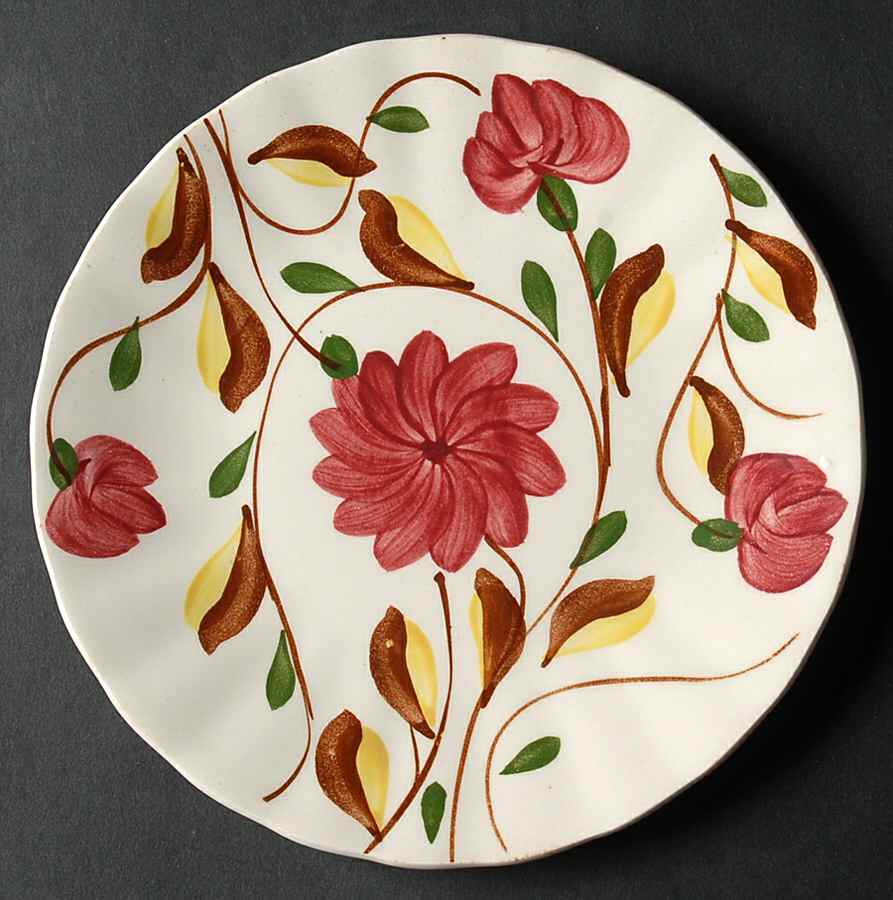 Laura Bread & Butter Plate by Blue Ridge Southern Pottery-1