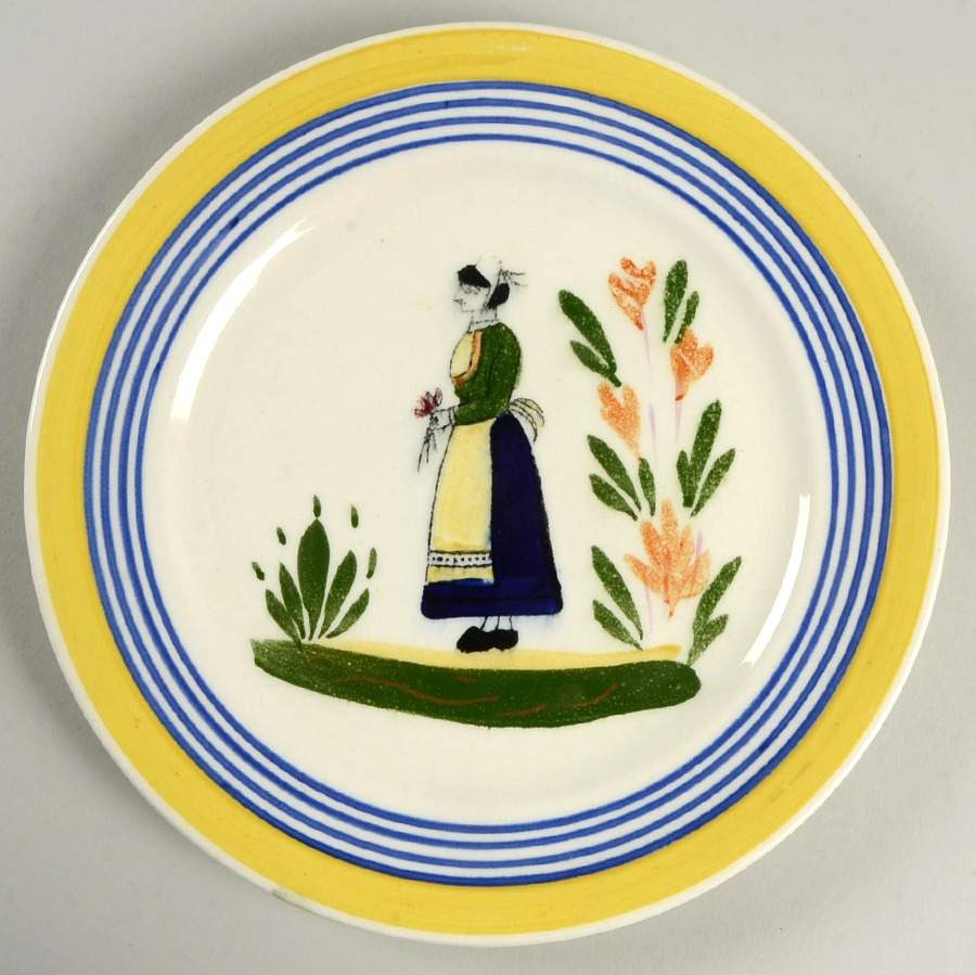 Lyonnaise Salad Plate by Blue Ridge Southern Pottery-1