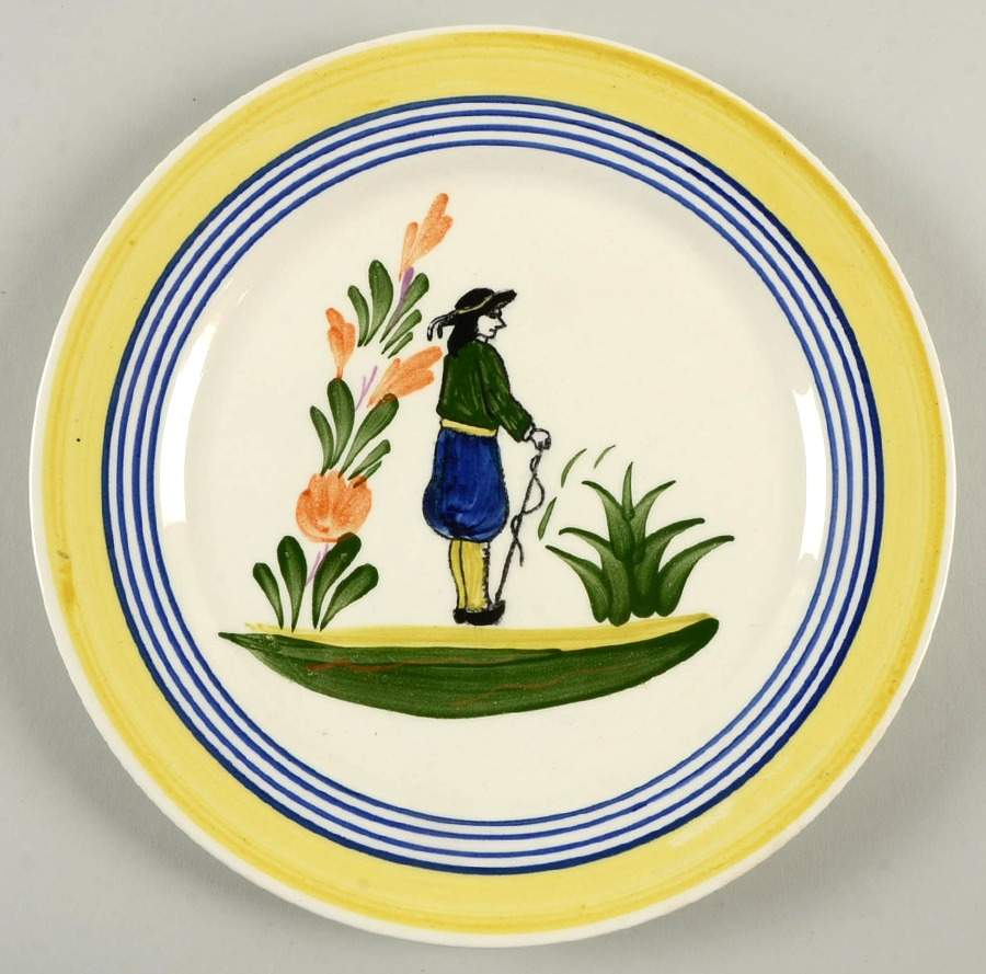 Lyonnaise Luncheon Plate by Blue Ridge Southern Pottery-1