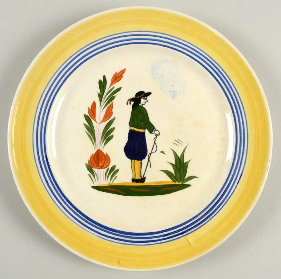 Lyonnaise Dinner Plate by Blue Ridge Southern Pottery-1