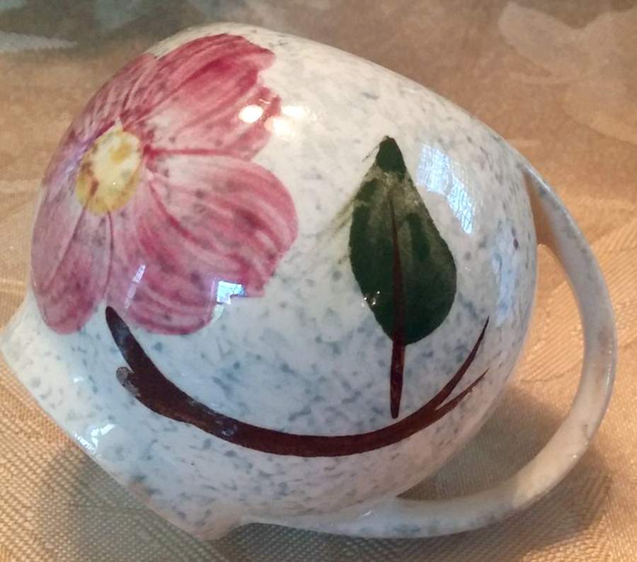 Mayflower Blue Salt Shaker by Blue Ridge Southern Pottery-1