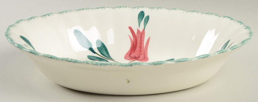 Medley 9" Oval Vegetable Bowl by Blue Ridge Southern Pottery-1