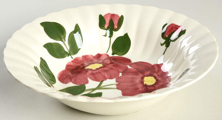 Mirror Image 9" Round Vegetable Bowl by Blue Ridge Southern Pottery-1