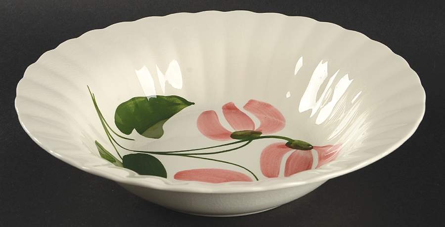 Mountain Bells 9" Round Vegetable Bowl by Blue Ridge Southern Pottery-1