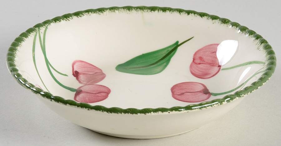 Mountain Cherry Fruit/Dessert (Sauce) Bowl by Blue Ridge Southern Pottery-1