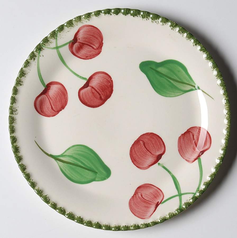 Mountain Cherry Bread & Butter Plate by Blue Ridge Southern Pottery-1