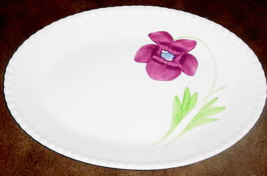 Moccasin 14" Oval Serving Platter by Blue Ridge Southern Pottery-1