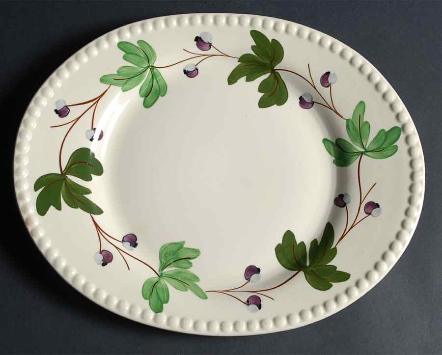 Mountain Ivy 13" Oval Serving Platter by Blue Ridge Southern Pottery-1