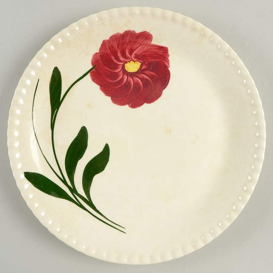 Mountain Rose Dinner Plate by Blue Ridge Southern Pottery-1