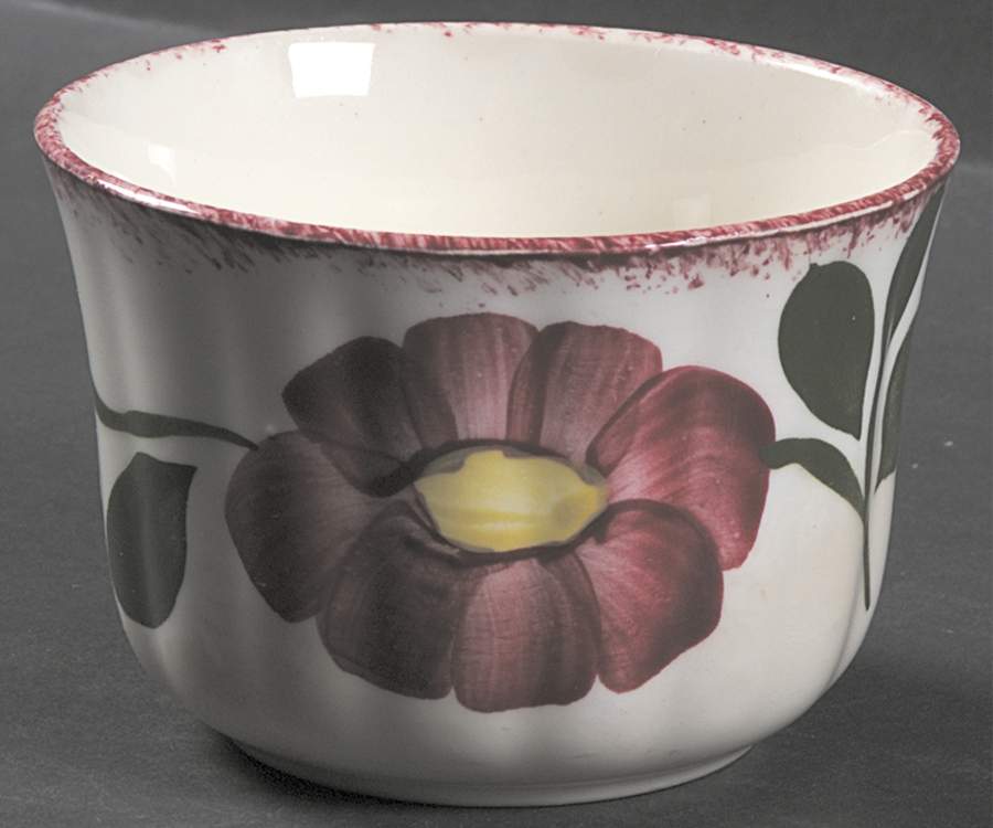 Nocturne (Colonial) Open Sugar Bowl by Blue Ridge Southern Pottery-1