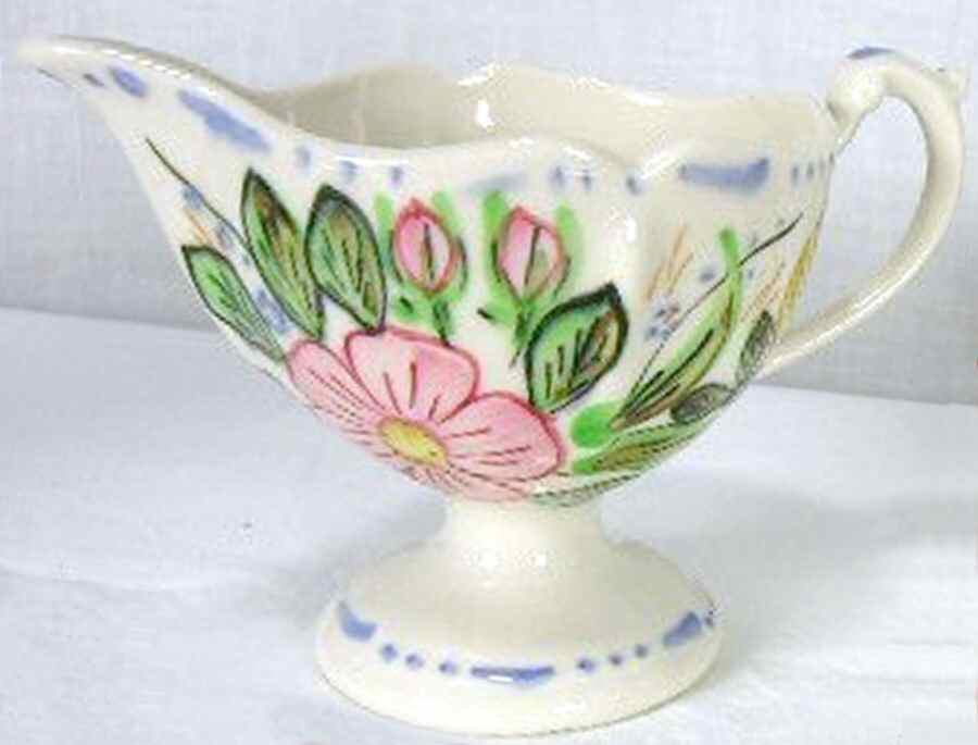 Nove Rose Gravy Boat by Blue Ridge Southern Pottery-1