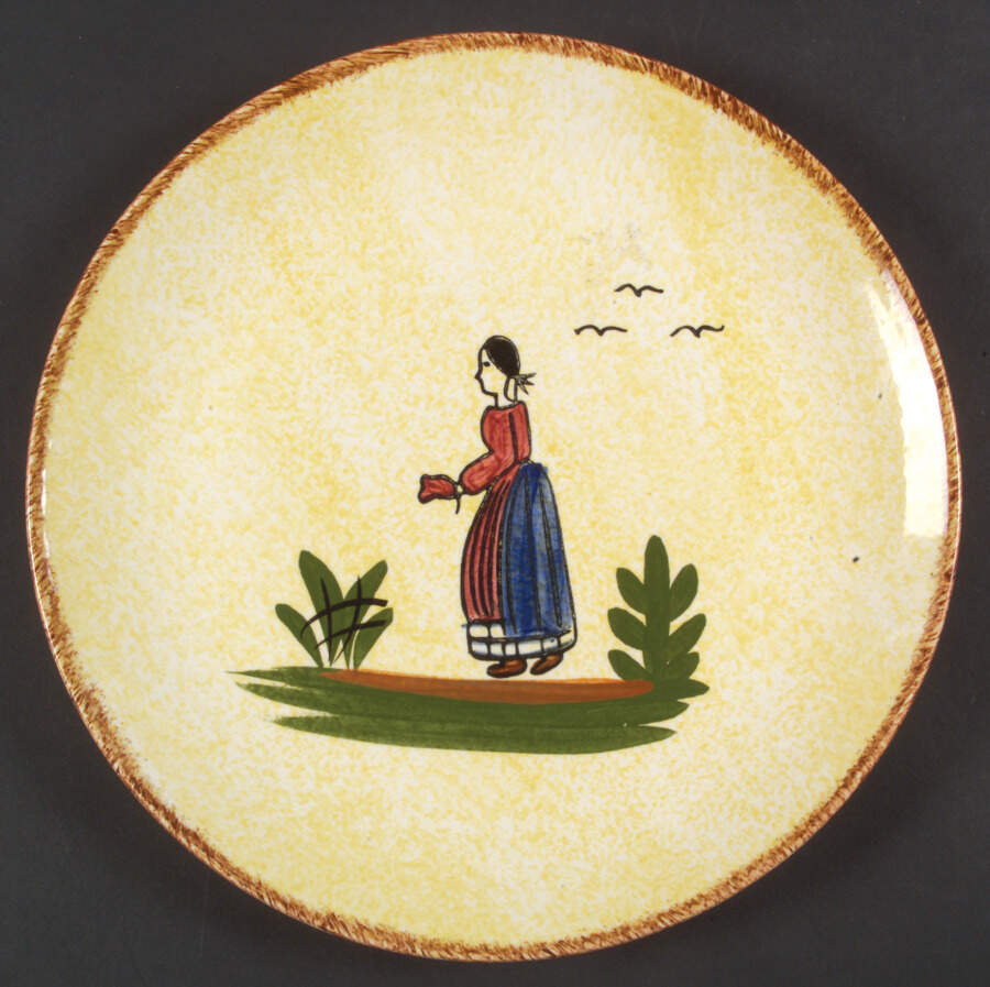 Normandy Dinner Plate by Blue Ridge Southern Pottery-1