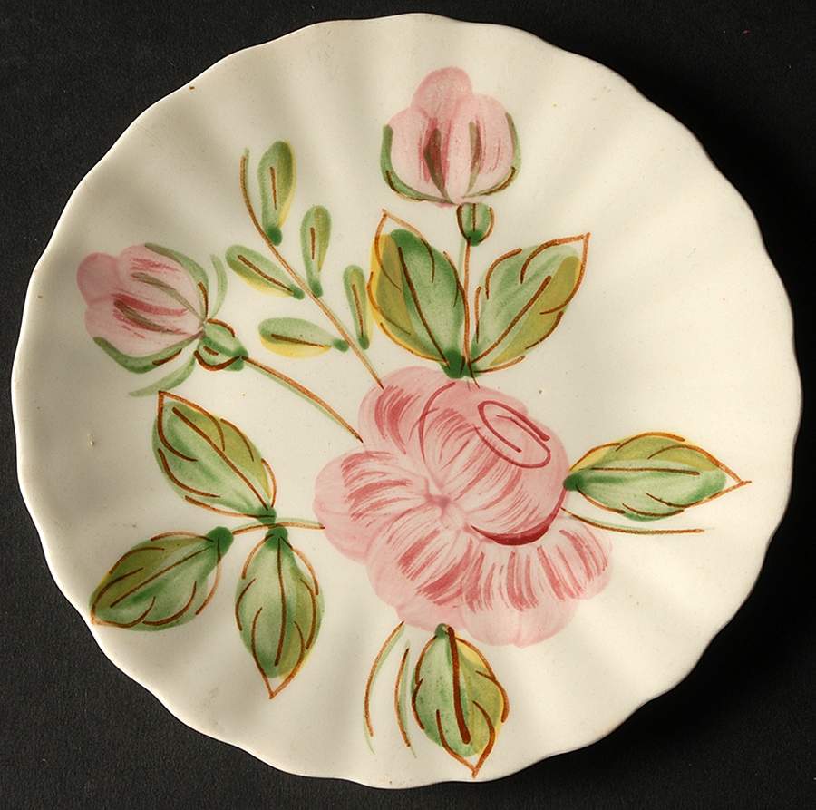 Paper Rose Bread & Butter Plate by Blue Ridge Southern Pottery-1