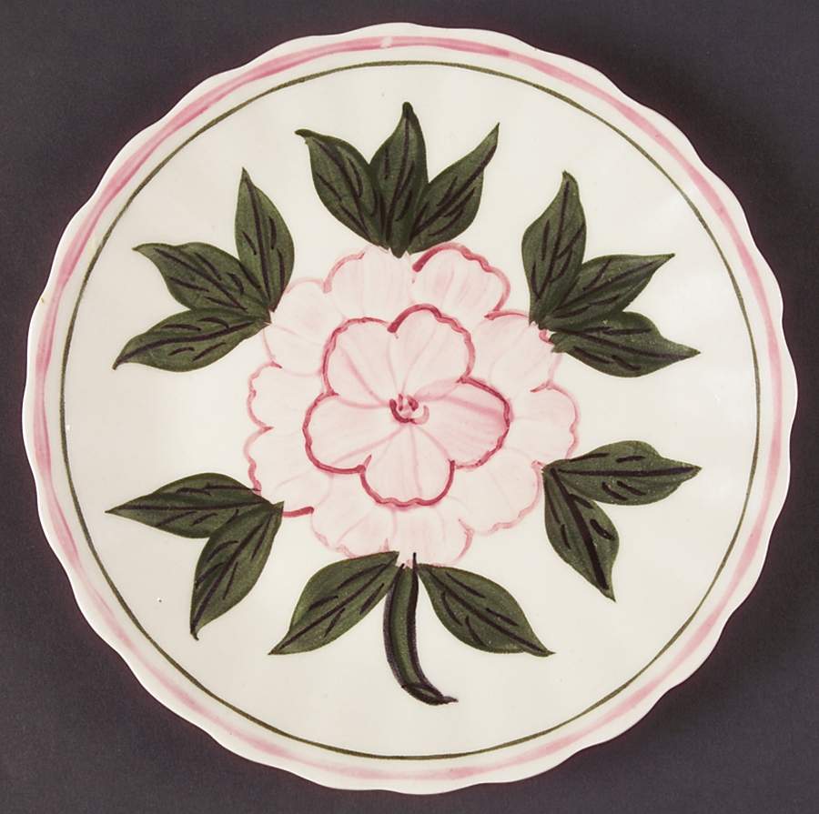 Peony Bread & Butter Plate by Blue Ridge Southern Pottery-1