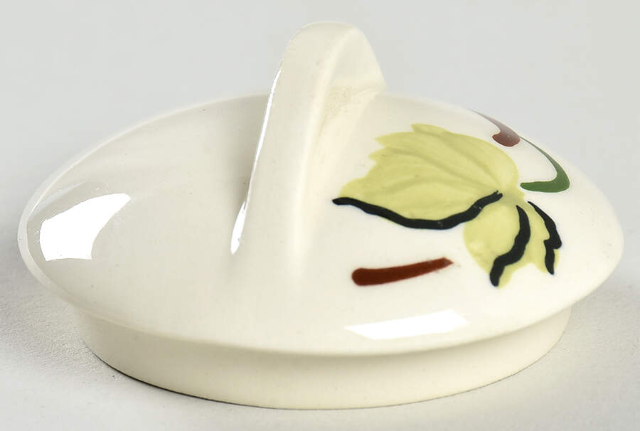 Plantation Ivy Lid for Sugar Bowl by Blue Ridge Southern Pottery-1