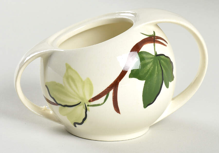 Plantation Ivy Sugar Bowl No Lid by Blue Ridge Southern Pottery-1