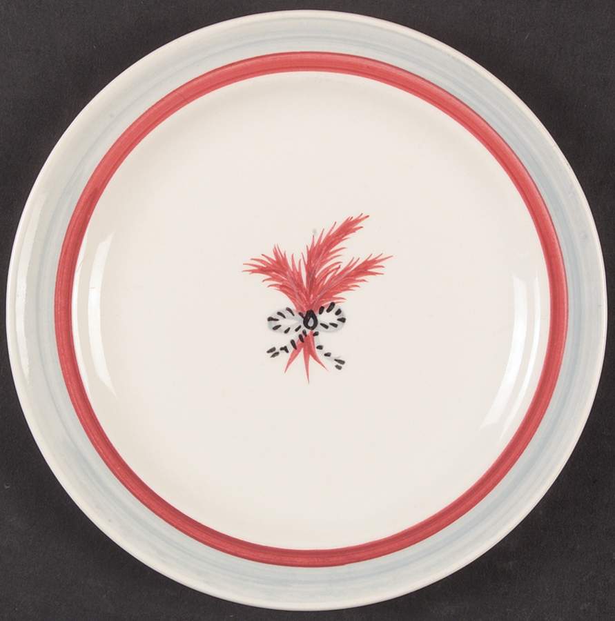 Plume Bread & Butter Plate by Blue Ridge Southern Pottery-1