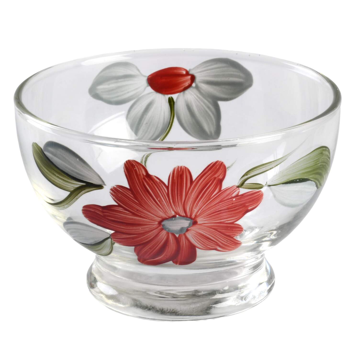 Poinsettia (Colonial) 8 Oz Glassware Sherbet by Blue Ridge Southern Pottery-1