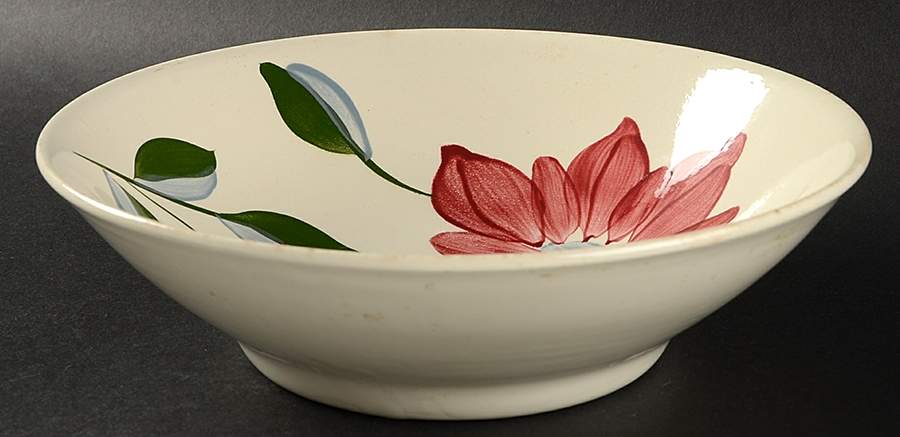 Poinsettia (Colonial) 8" Round Vegetable Bowl by Blue Ridge Southern Pottery-1