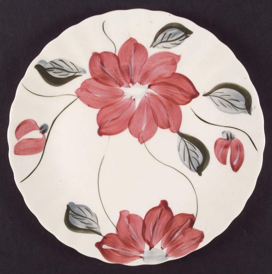 Poinsettia (Colonial) Dinner Plate by Blue Ridge Southern Pottery-1