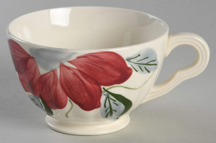 Poinsettia Footed Cup by Blue Ridge Southern Pottery-1