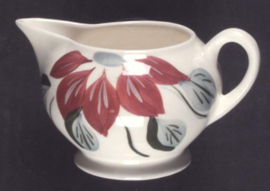 Poinsettia Creamer by Blue Ridge Southern Pottery-1