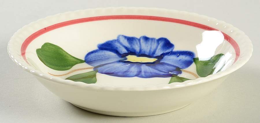 Pom Pom Fruit/Dessert (Sauce) Bowl by Blue Ridge Southern Pottery-1