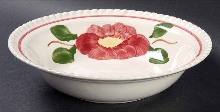 Pom Pom 9" Round Vegetable Bowl by Blue Ridge Southern Pottery-1