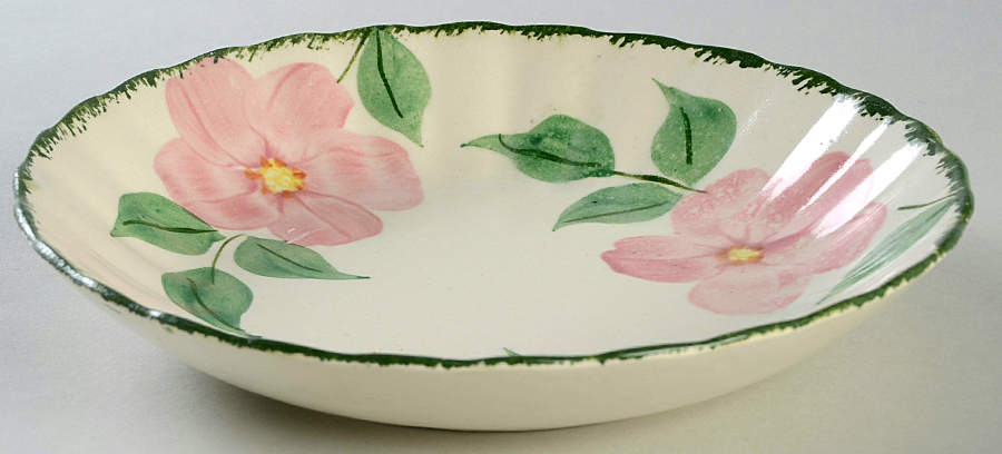 Prairie Rose Coupe Soup Bowl by Blue Ridge Southern Pottery-1