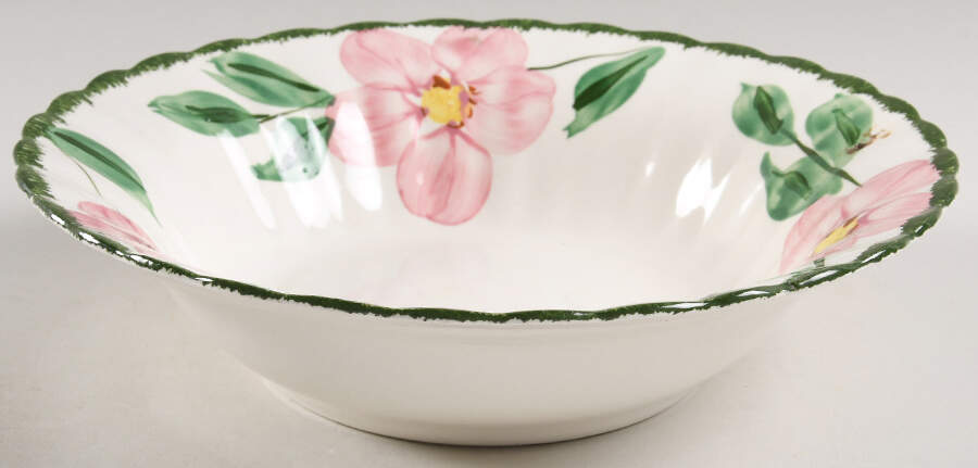 Prairie Rose 9" Round Vegetable Bowl by Blue Ridge Southern Pottery-1