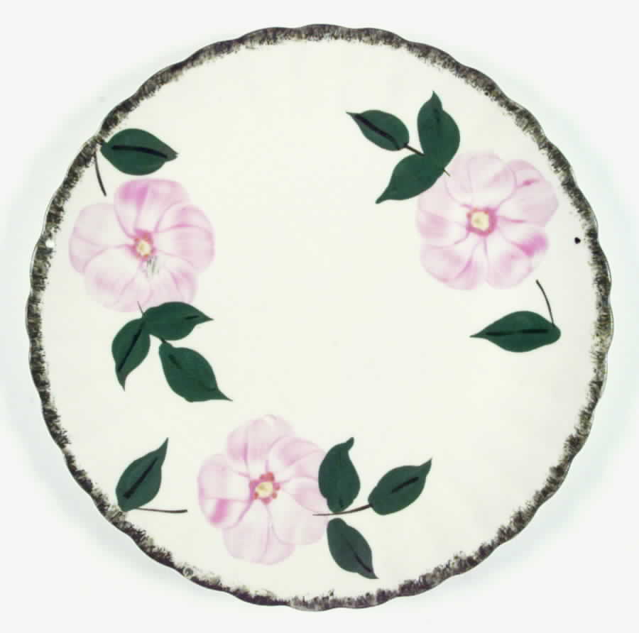 Prairie Rose 12" Chop Plate (Round Platter) by Blue Ridge Southern Pottery-1