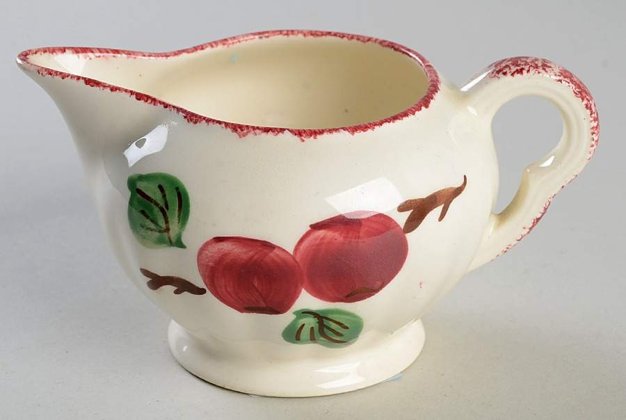 Red Apple Creamer by Blue Ridge Southern Pottery-1